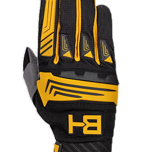 Black & Yellow Motocross Glove